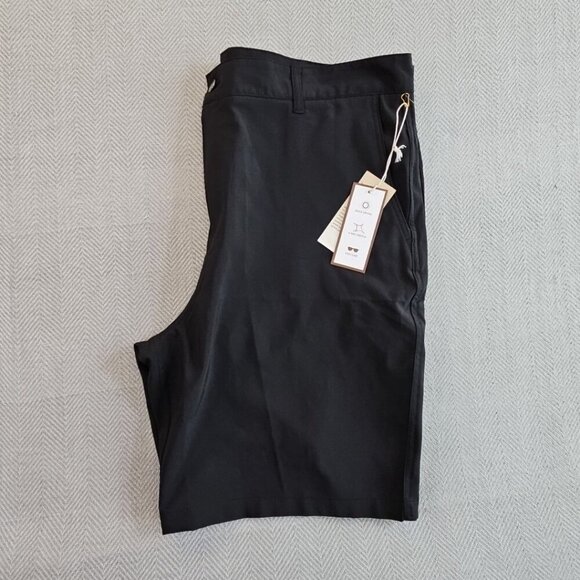 Panama Jack Shorts Men's 40 Black NWT Quick Drying 4 Way Stretch 8" Inseam NEW - Picture 12 of 12